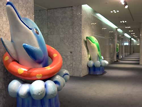 『第2回 フジテレビジュツ博』イルカ：フジアールセットパーツのユニット