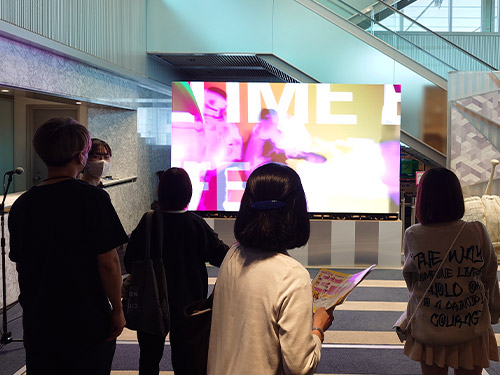 『第2回 フジテレビジュツ博』高精細LEDモニター