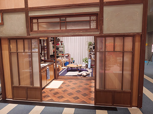 『第2回 フジテレビジュツ博』『海のはじまり』月岡夏（目黒 蓮）のアパートの部屋のセット