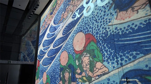 高精細デジタル画像で体感する浮世絵の世界「Ultra Super Zoom」