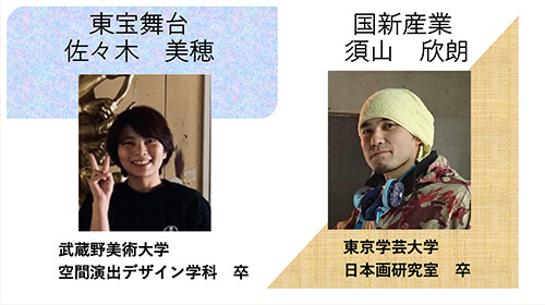 東宝舞台 佐々木 美穂　國新産業 須山 欣朗