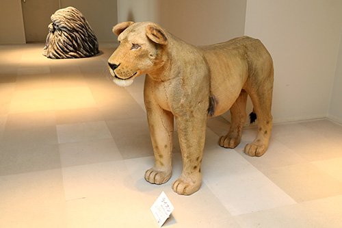 ライオンのオブジェ