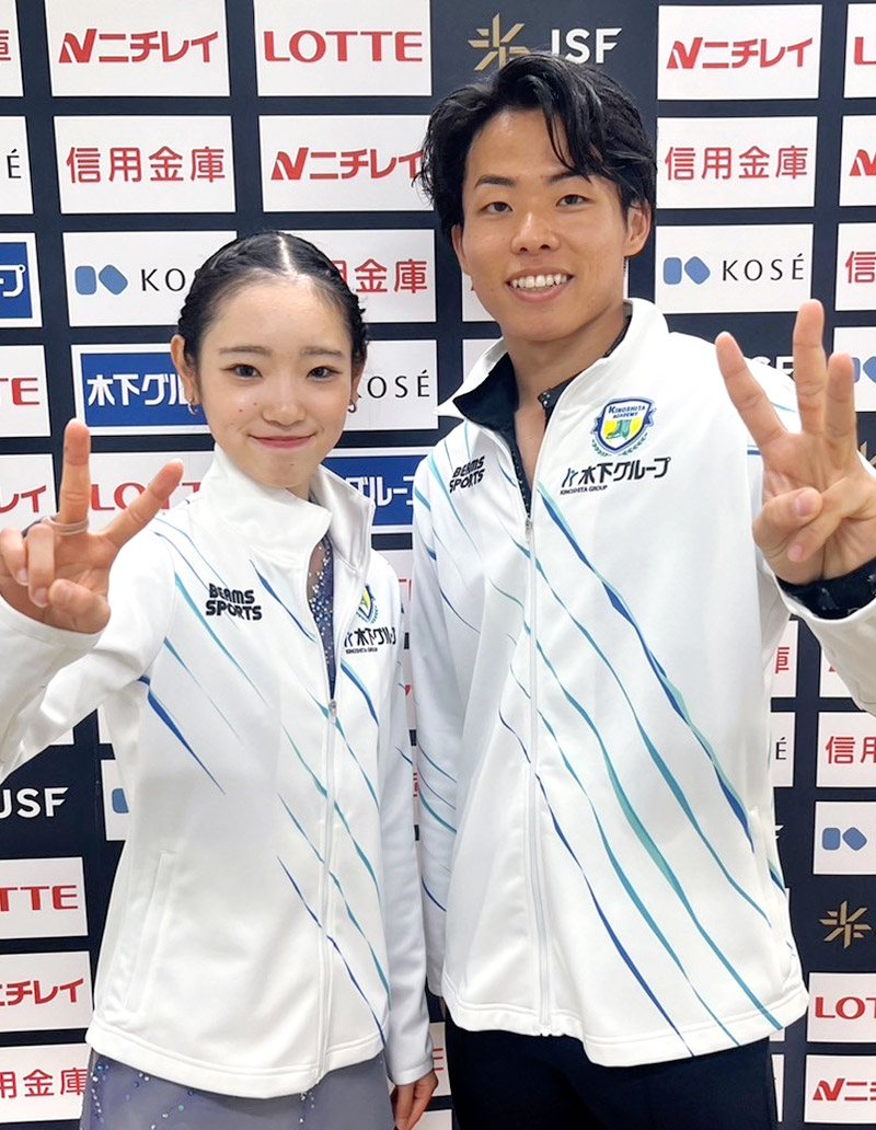 長岡柚奈＆森口澄士